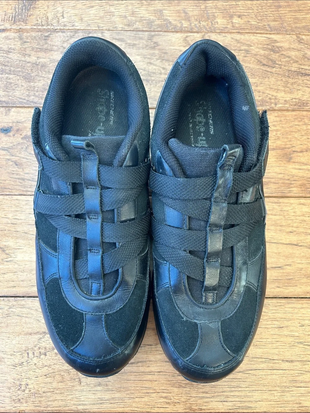 Skechers Shape Ups Hydro XW Z Strap Walking Sneakers Black Womens Size 9